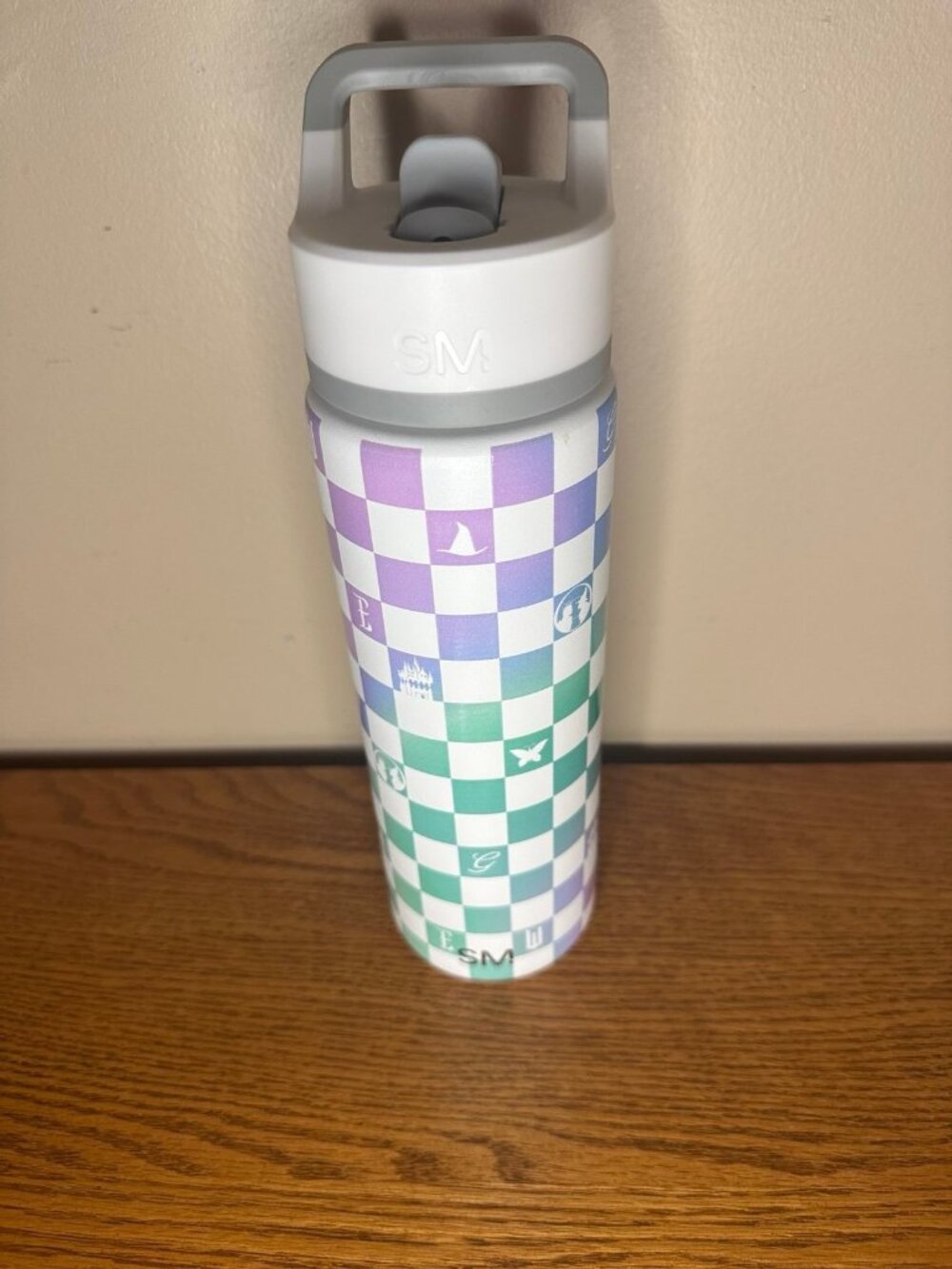 Simple Modern Wicked Insulated Water Bottle Straw Checkmate sm